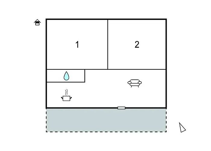 2 Bedroom Cozy In *